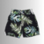 Short Praia Estampado Com Elastano Folhagem