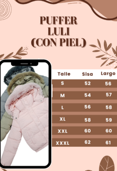 Campera Puffer Luli - tienda online