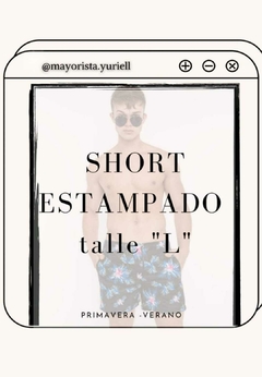 Short Estampado TALLE L