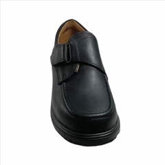 Abotinados colegiales de cuero con velcro (160233) - MiniPasos Shoes  & Clothes