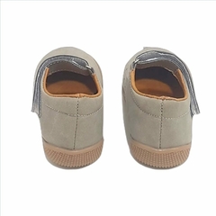 Guillerminas de cuero con velcro flor (160096) - comprar online