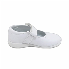 Guillerminas de cuero con velcro flor (160096) - comprar online