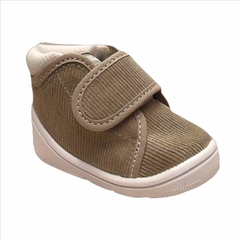 Botitas de corderoy con velcro (375745) - tienda online