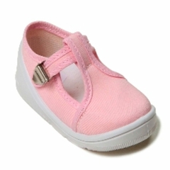 Guillerminas de lona con traba (375100) - MiniPasos Shoes  & Clothes