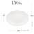 Conjunto 4 Pratos De Sobremesa Porcelana Wave Branco 20cm - LYOR - Vida e casa