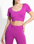 Basic Violet Top Seamless