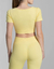 Basic Yellow Top Seamless - Jipa Sport