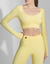 Basic Yellow Long Top Seamless