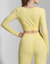 Basic Yellow Long Top Seamless en internet