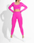 Basic Fucsia Long Top Seamless - comprar online