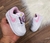 Tênis Infantil Bebê Nike Air Feminino com Cadarço e Pingente em Borboleta!