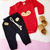 Conjunto Bebê Baby Bee Body Bordado Urso + Calça