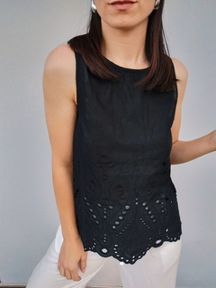 Blusa broderie luna