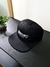 Boné Five Panel Preto Bordado