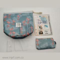 BOLSA ORGANIZADORA DE MAQUILLAJE IMPERMEABLE - INJEF OFICIAL