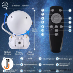 ASTRONAUTA PROYECTOR DE NEBULOSA GALAXIA en internet