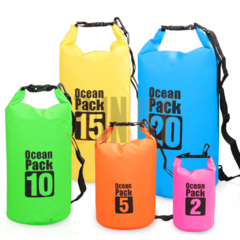 BOLSA SECA 15 LITROS IMPERMEABLE DEPORTES ACUATICOS en internet