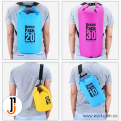 BOLSA SECA 5 LITROS IMPERMEABLE DEPORTES ACUATICOS - INJEF OFICIAL