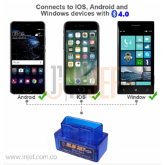 ESCANER AUTOMOTRIZ BLUETOOTH OBD II en internet