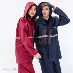 IMPERMEABLE TIPO SUDADERA CON CAPOTA - tienda online