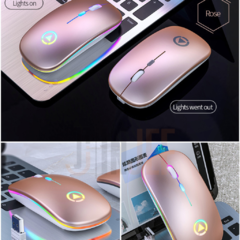 MOUSE LED INALAMBRICO RGB - INJEF OFICIAL