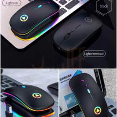 Imagen de MOUSE LED INALAMBRICO RGB