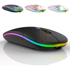 MOUSE LED INALAMBRICO RGB