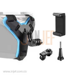 SOPORTE CAMARA Y CELULAR CASCO - comprar online