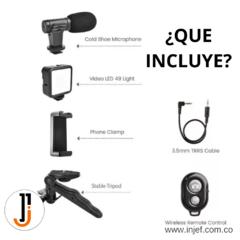 Imagen de VIDEO MAKING KIT - ESTABILIZADOR DE CELULAR