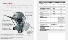 CORTADORA DE HORMIGON MFS1350 - comprar online