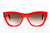 Óculos de sol Tóquio Vermelho