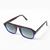 Óculos de sol Roma Azul com Marrom - comprar online