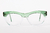Óculos de grau Tóquio Verde e Cristal