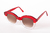 Óculos de sol Copacabana Vermelho e Cristal - comprar online