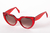 Óculos de sol Tulum Vermelho - comprar online