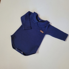 Body cuello baby azul - comprar online