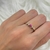 Anillo corazones cristal rose gold rosa #9