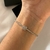 Pulsera tipo tenni cuadrado plata italiana 17-20 cm - comprar en línea