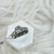 Anillo liso plateado con cristal gde #9 - comprar en línea