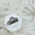 Anillo liso plateado con cristal gde #8 - comprar en línea