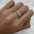 anillo semi churumbela blanca #8 - comprar en línea