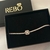 Pulsera tipo tenni cuadrado plata italiana 17-20 cm