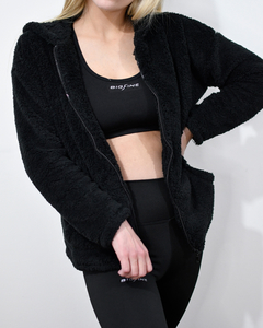 CAMPERA PELUCHE NEGRA