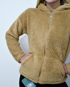 CAMPERA PELUCHE MARRÓN - comprar online