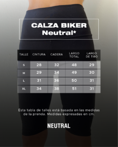 CALZA BIKER LISA NEUTRAL en internet