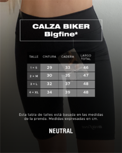 CALZA BIKER BIGFINE en internet