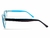 Armação de Óculos De Grau grau Cayo blanco, modelo Infantil, armação em acetato na cor preta com interno azul - Cayo Blanco