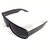 Óculos De Sol Cayo Blanco cb_p93351, modelo esportivo no formato retangular, cor da armação amadeirada, lente preta - comprar online