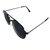 Óculos de sol Cayo Blanco Modelo Redondo em Metal Preto Lente Preta - comprar online