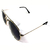 Óculos de sol Cayo Blanco Modelo Redondo em Metal Dourado Lente Degradê - comprar online